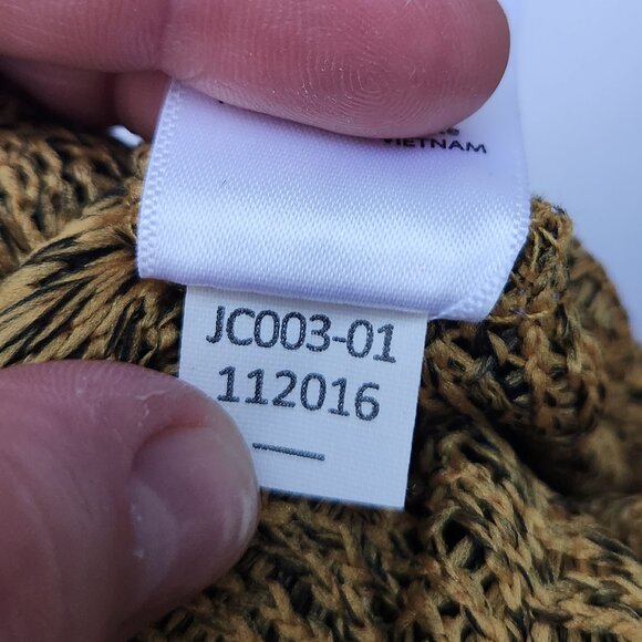 Lularoe Mustard Yellow Mixed Hi-Lo Cardigan Sweater NWT Lindsay Open Front - Picture 13 of 13